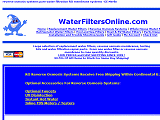 Replacement water filters, reverse osmosis membranes and reverse osmosis systems water filter repair parts